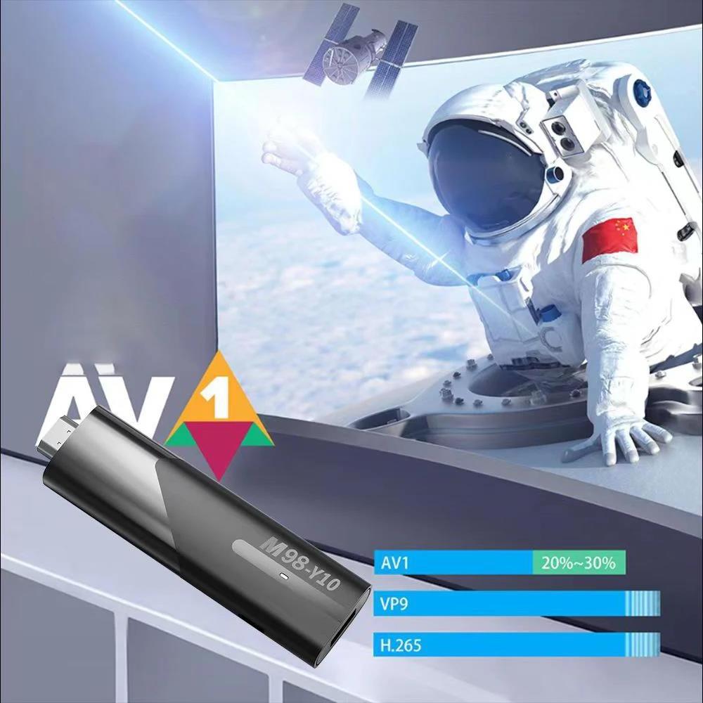 M98-Y10 6K TV Stick Android TV Box 13 Smart TV Allwinner H618 2GB RAM 16GB ROM Dual WiFi 6 BT 5.0 ATV HDR 10 Media Player IPTV