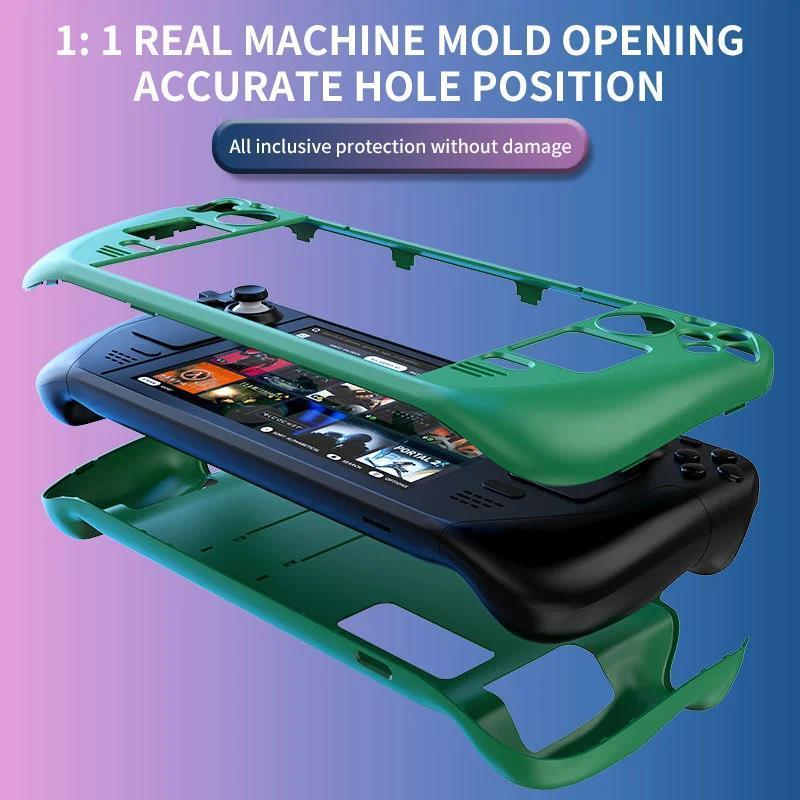 Deck Shockproof Protective Case With Kickstand Full Hard Shell For Steam Deck Silicone Case With Cover Game Accessories