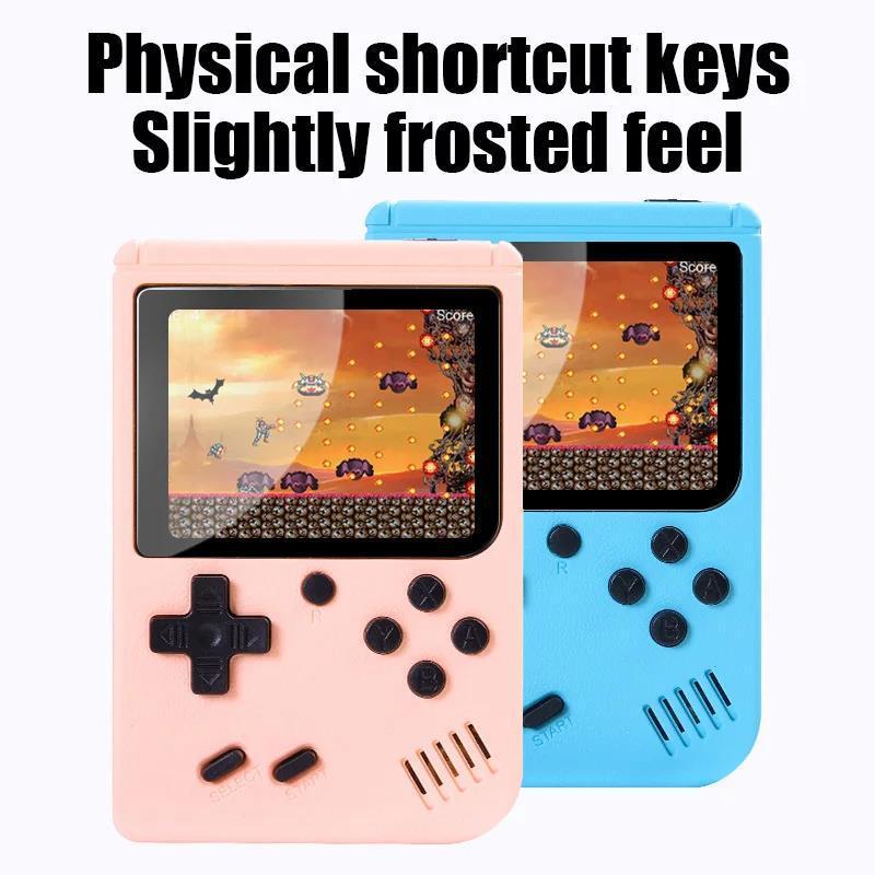 Handheld Game Console Retro Mini Game Player with 400 Classical FC Games Color Screen Support for Connecting TV & Two Players