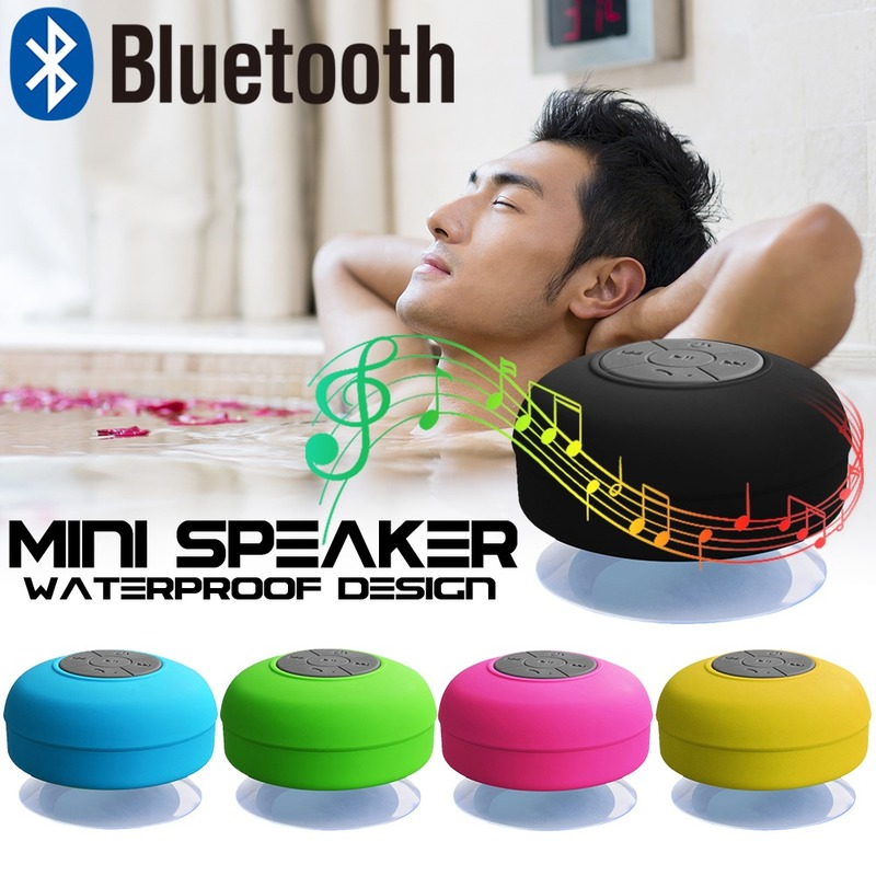 Shower Wireless Mini BT Speaker Outdoor Audio FM TF Card Small Universal Wireless Speaker for Mobile Phone Computer PC Laptop