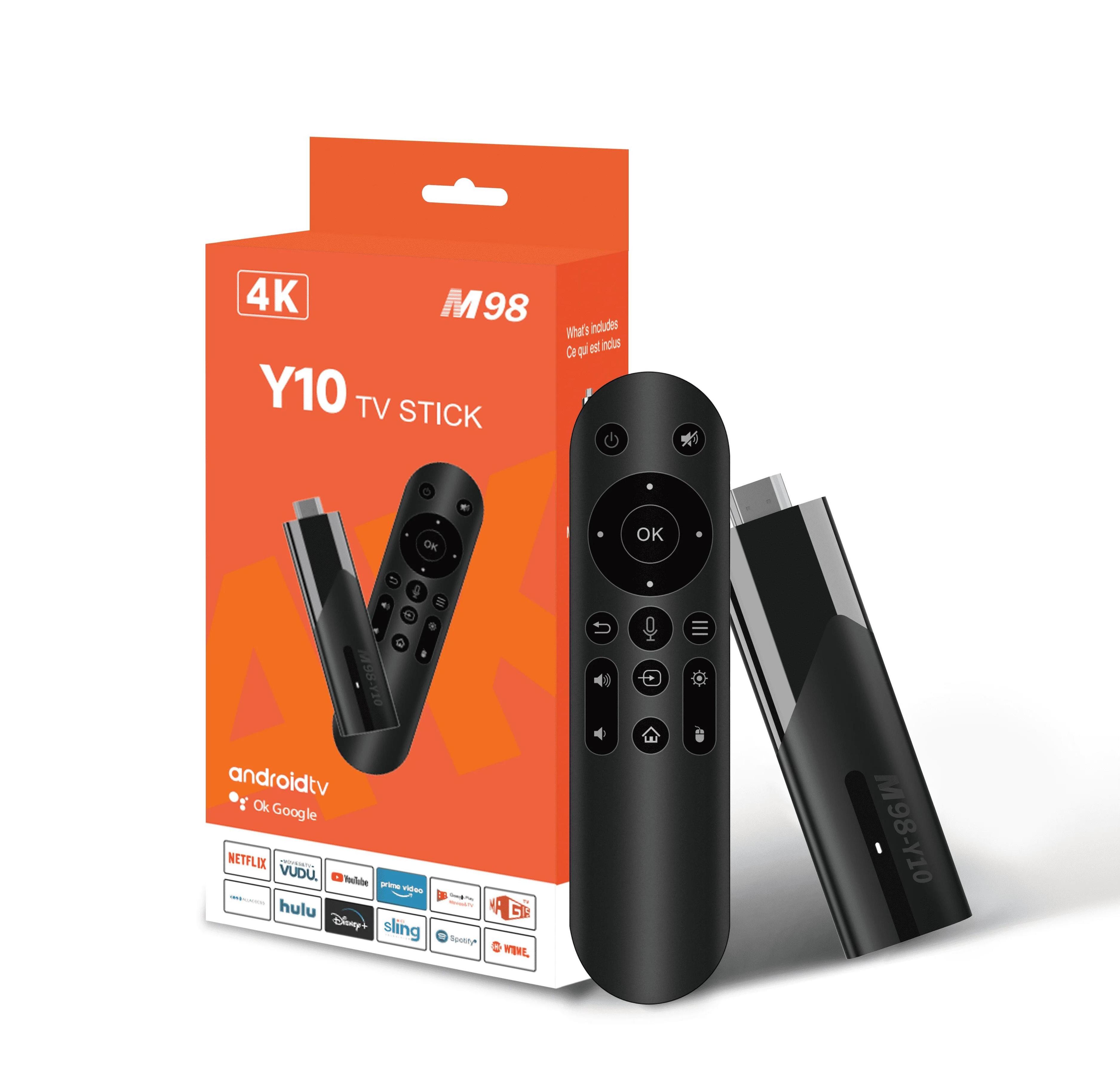 M98-Y10 6K TV Stick Android TV Box 13 Smart TV Allwinner H618 2GB RAM 16GB ROM Dual WiFi 6 BT 5.0 ATV HDR 10 Media Player IPTV