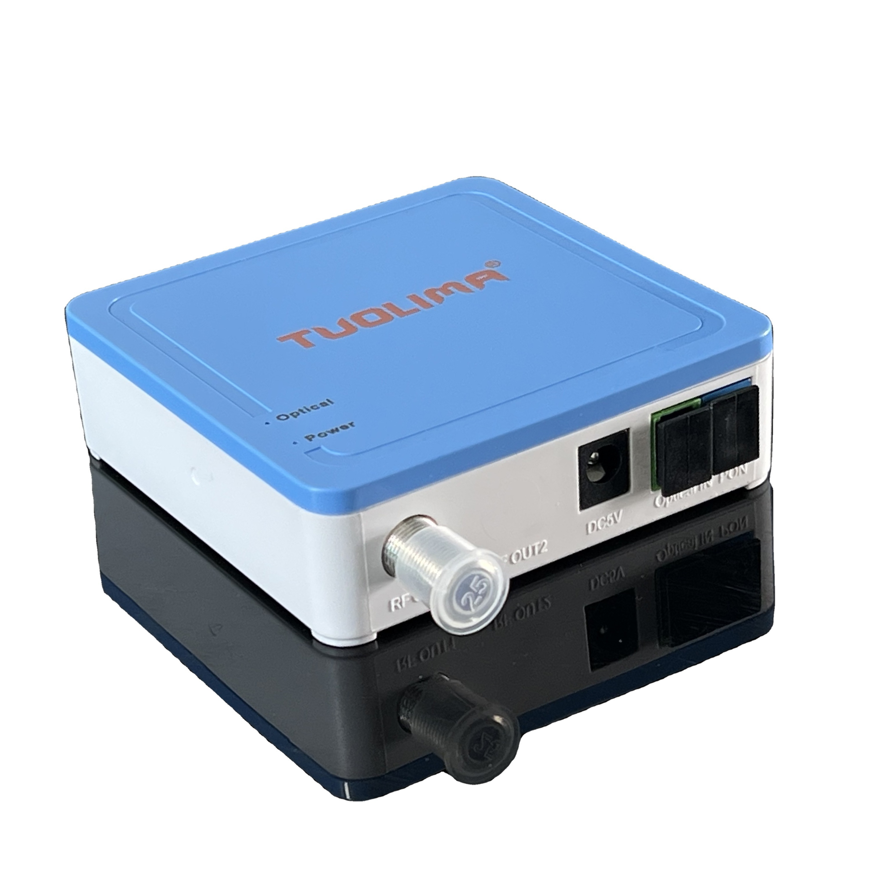 FTTH AGC WDM Mini Optical Receiver CATV 2 Ports Optical Node Mini Nodo Optico Fibra Optica