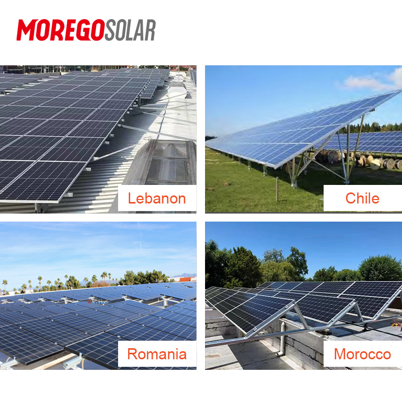 Moregosolar high quality prices Mono half cut cell 500W 495W 490W 505W solar panels panel solar portatil Sudan