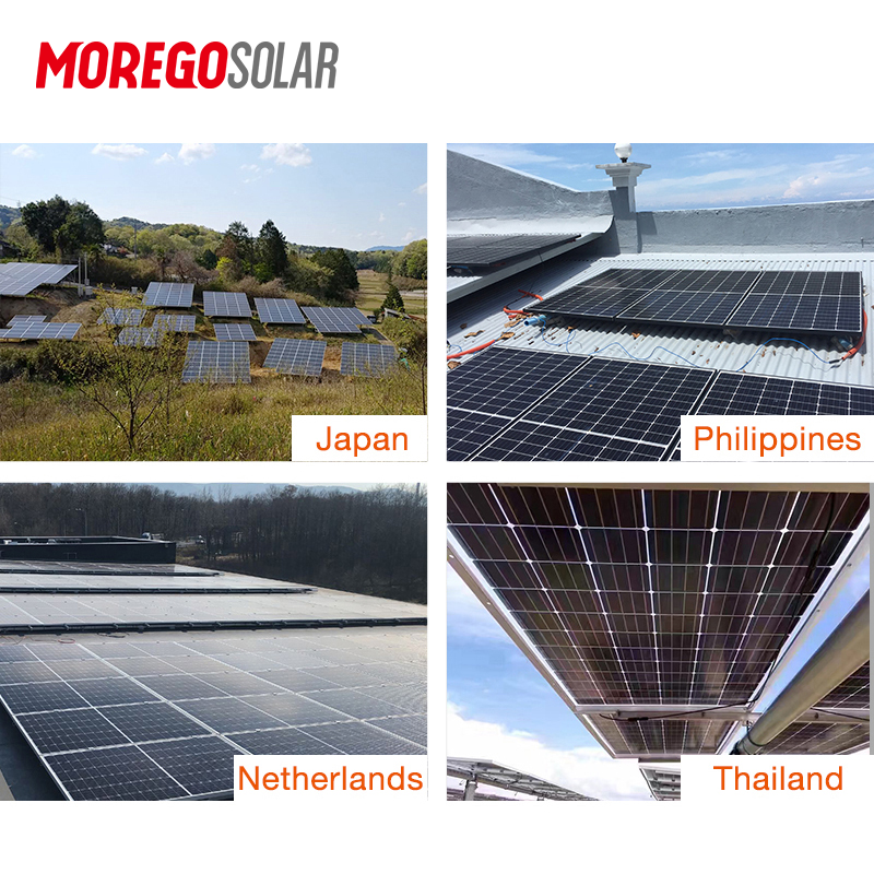 Moregosolar high quality prices Mono half cut cell 500W 495W 490W 505W solar panels panel solar portatil Sudan