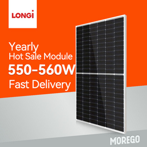 solar panels Certificate LONGi single 550 watt solar panel 540W 545W 555W Bifacial  PERC mono BIPV solar panel