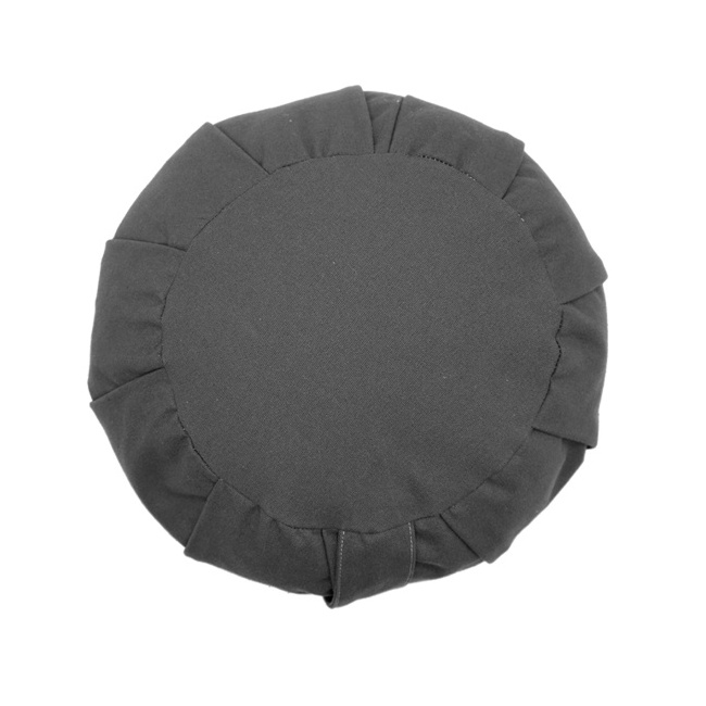 New product round cotton cushion, wholesale healthy buckwheat husk pillow yoga meditation cushion