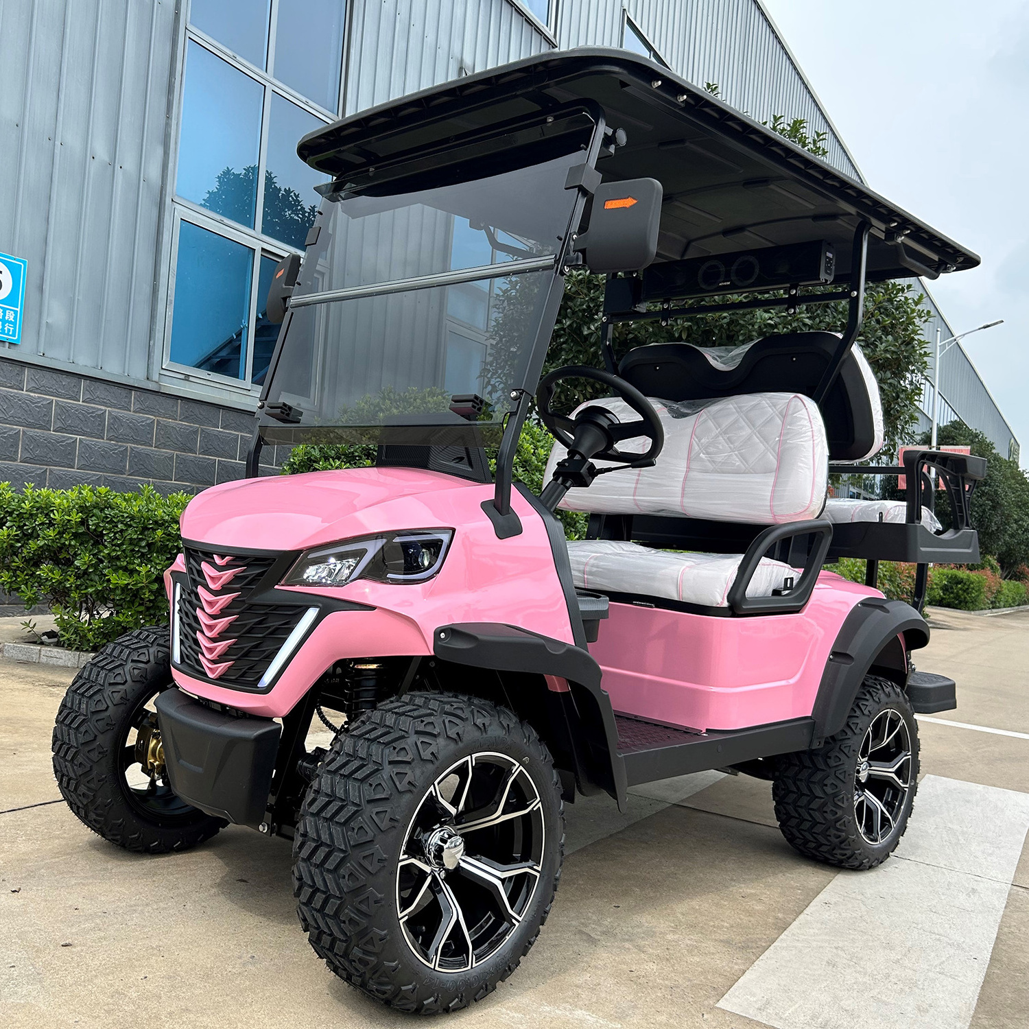 Pink 4 Seater For Sale Off Road 48v 4x4 Golf Carts Electric 72V With Lithium Battery