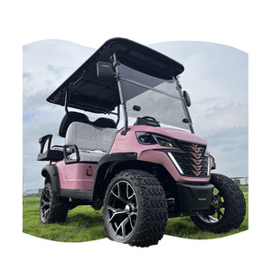 Pink 4 Seater For Sale Off Road 48v 4x4 Golf Carts Electric 72V With Lithium Battery