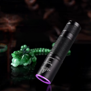 TANK007 UV Flashlight 365nm AAA High Power UV Appraisal Flashlight for Jade Jewelry Antiques