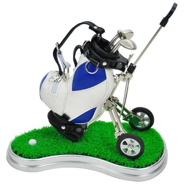 Office Mini Indoor Golf Caddy Pen Set