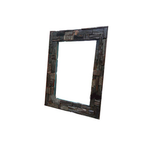 European Style Reclaimed wood mirrors Bathroom Vanity Hallway  Designs Illuminated Full Body Length Mirror Waterproof Silver