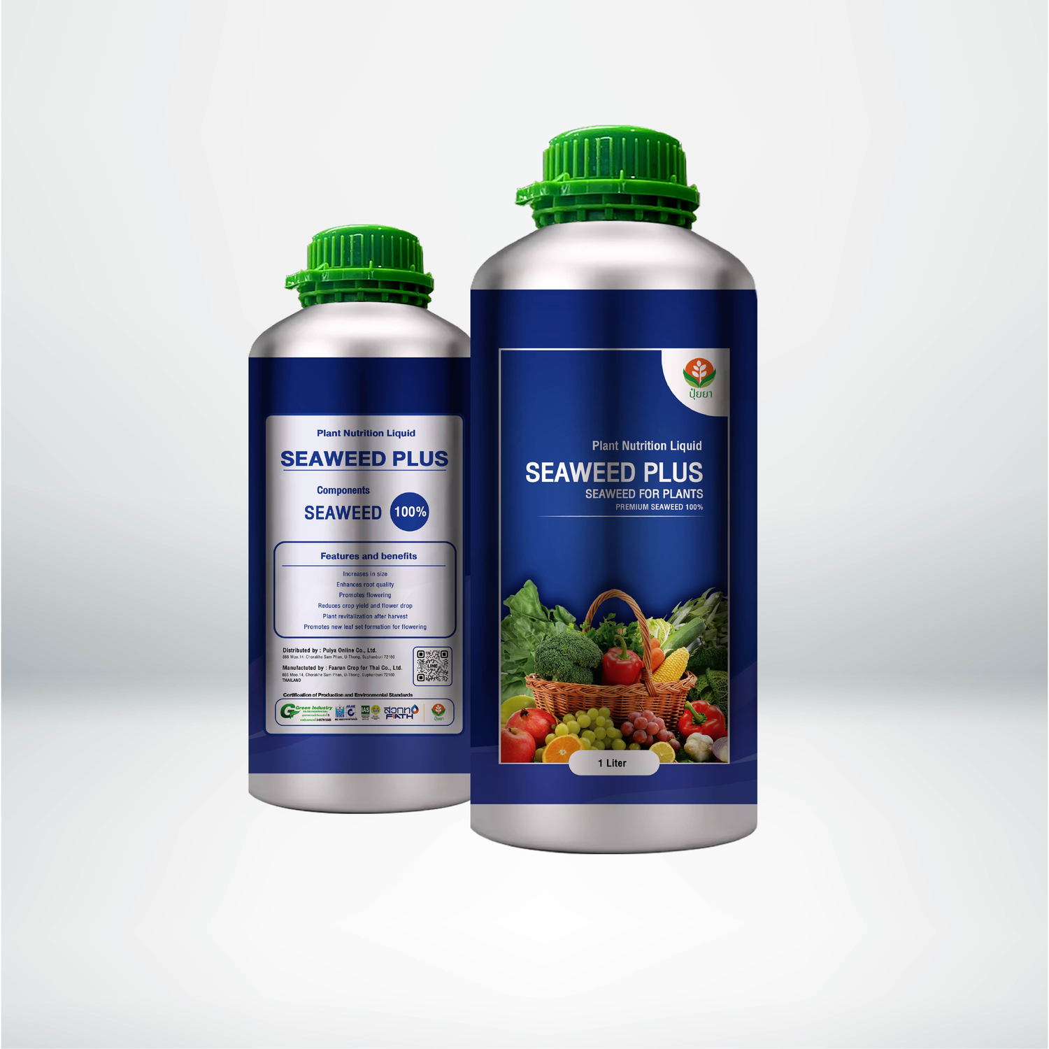 SEAWEED PLUS Plant Nutrition Liquid Seaweed Seaweed Extract Liquid Fertilizer for Plant for Agriculture from Thailand