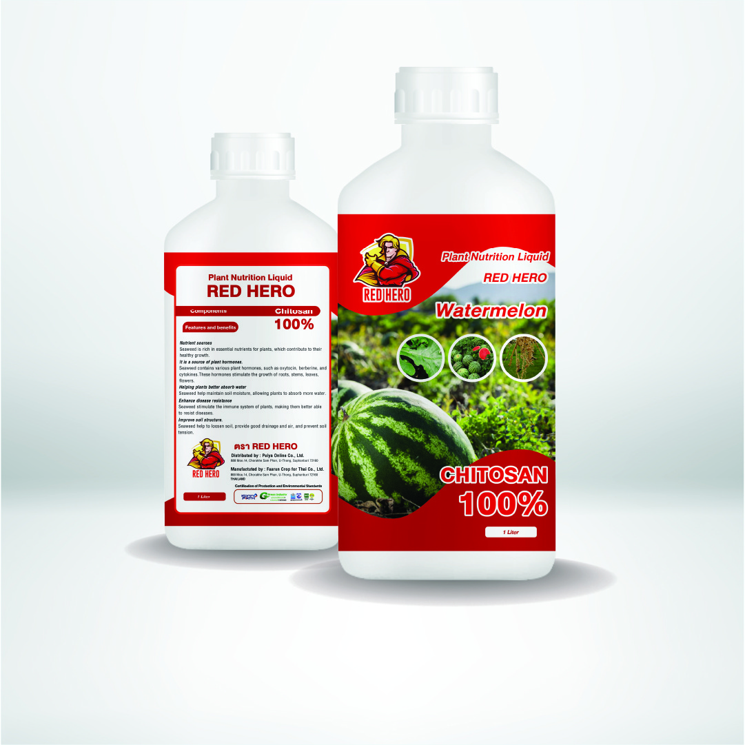 RED HERO Plant Nutrition Liquid Chitosan Liquid for Plant for Agriculture for Watermelon from Thailand