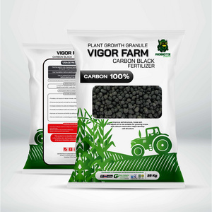 VIGOR FARM Quick Release Carbon Black Granule Soil Conditioner for Plant Nutrition in Agriculture for Fertilizer Plants Thailand