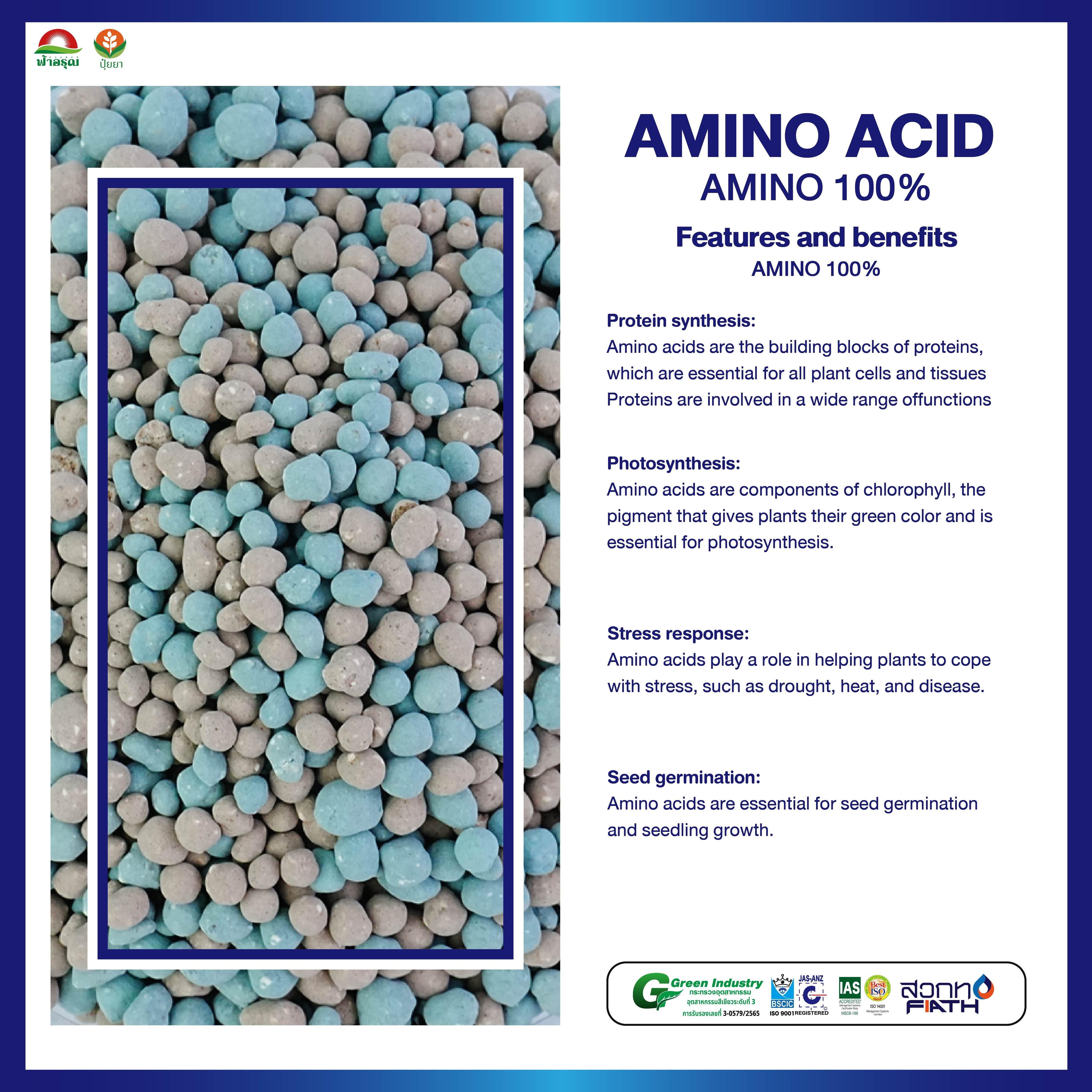 AMINO ACID Granule Fertilizer Soil Conditioner Granular for plant for Agriculture from Thailand