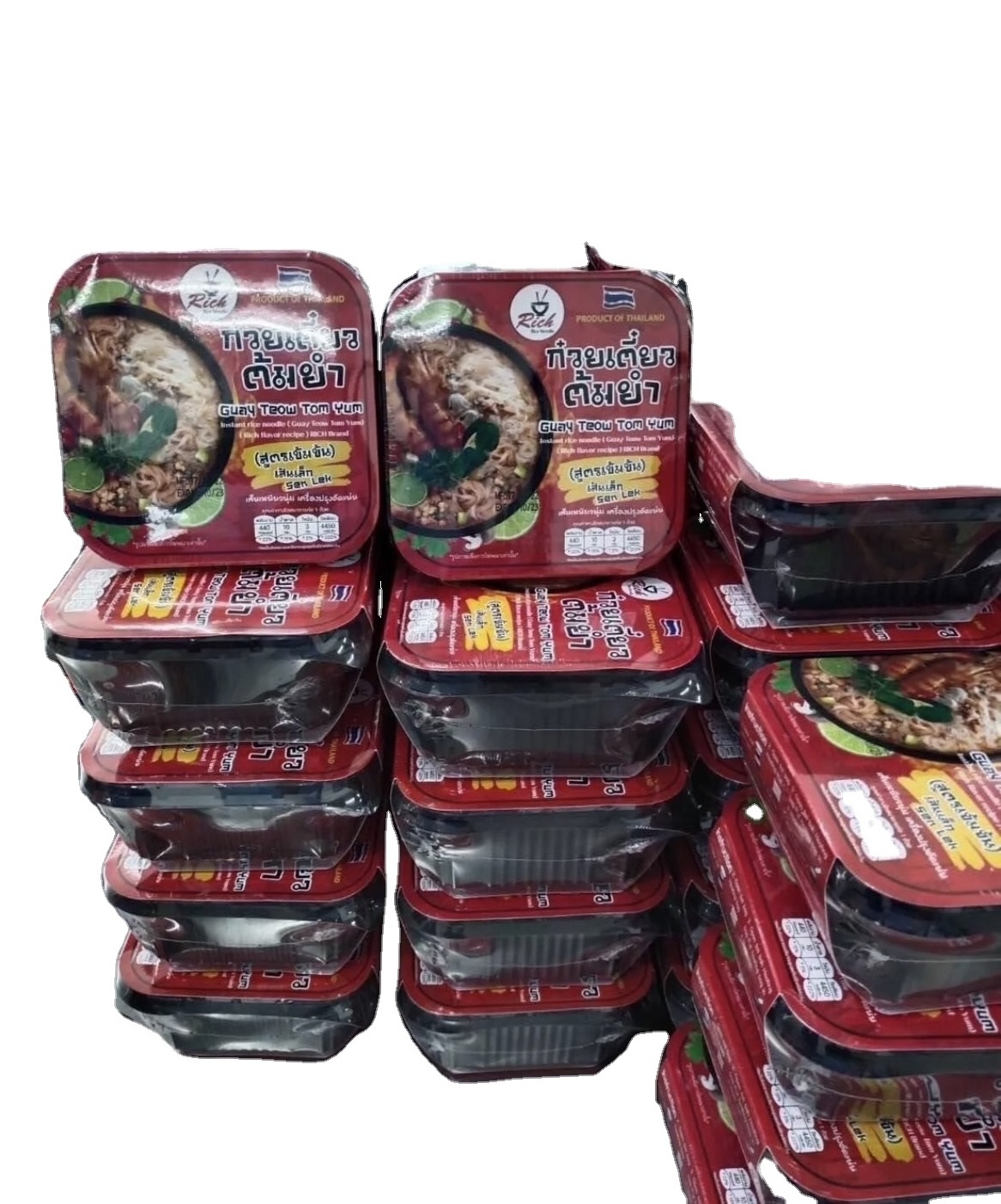 Wholesale Premium Taste Instant Tom Yum Noodles Hot Pot Rich Brand from Thailand Ready to Cook Bag Packaging