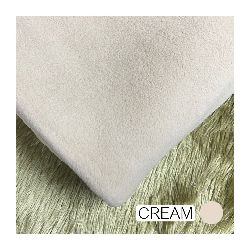 Hot Sale Product 100% Polyester Super Soft Micro Fleece Fabric 2 Side For Blanket Sherpa Hoodie Toy Garment