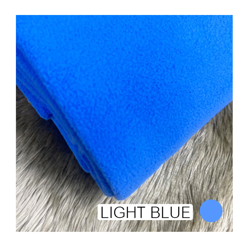 Hot Sale Product 100% Polyester Super Soft Micro Fleece Fabric 2 Side For Blanket Sherpa Hoodie Toy Garment