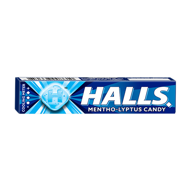 Halls Mentho-Lyptus Candy Stick 9s (27.9g) Halls Candy Soothes The Throat Deliciously Cool And Refreshing Taste From Thailand