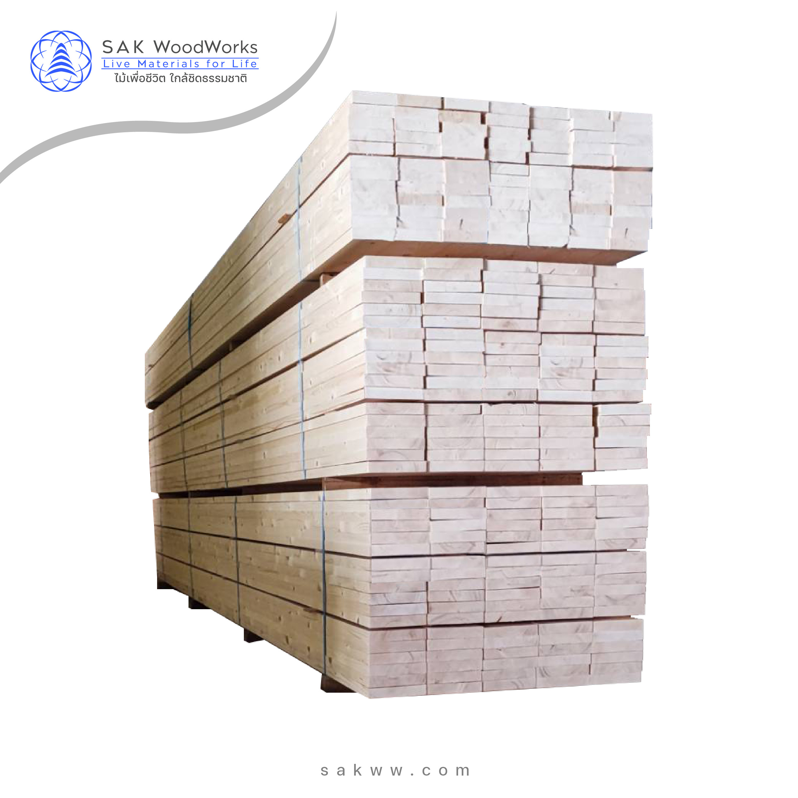 SAK WoodWorks - Best Wholesale - Premium Quality Northern Russian Spruce Timber Planed 4 Sides/ Solid natural wood / Strong & du