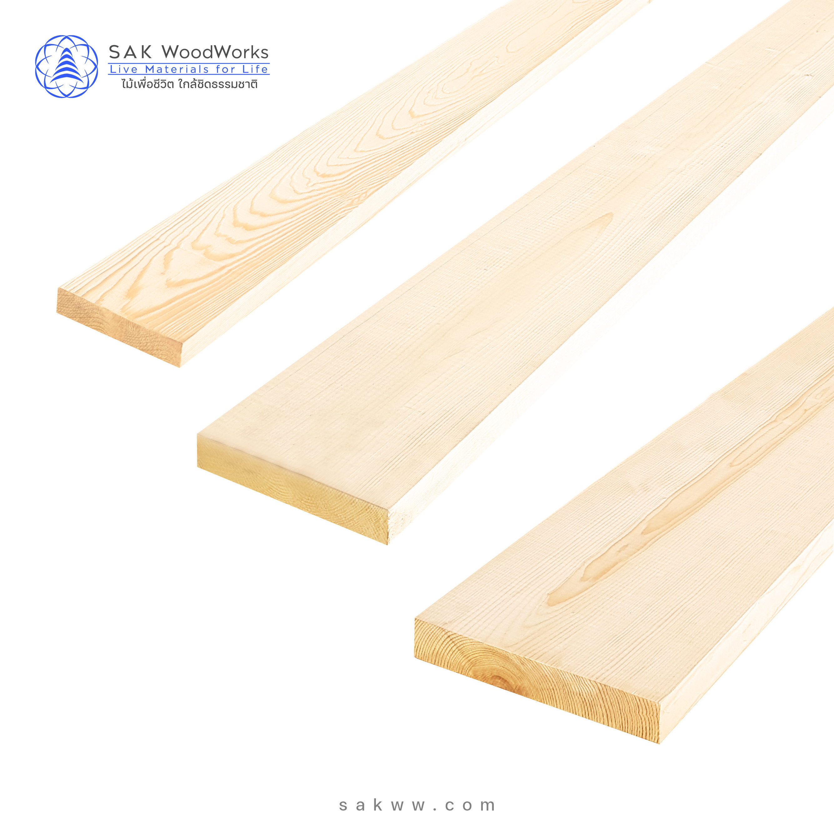 SAK WoodWorks - Best Wholesale - Premium Quality Northern Russian Spruce Timber Planed 4 Sides/ Solid natural wood / Strong & du