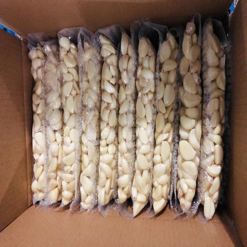 Well Customize Vacuum packed peeled fresh garlic