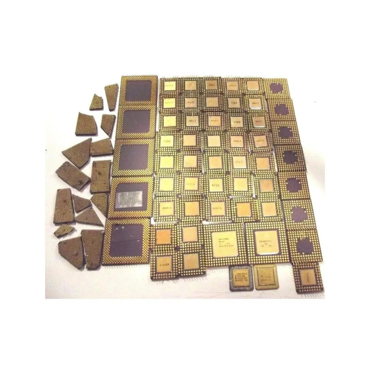 Trimmed Gold Finger CPU Ram scrap For Gold Recovery Stock available in Thailand