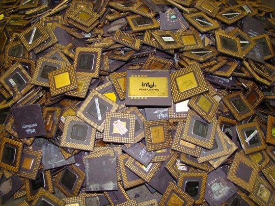 Intel Pentium Pro Ceramic CPU and CPU CERAMIC PROCESSOR SCRAPS FOR SALE