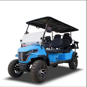 Golf Cart 8 Passengers Electric Classic Cart /Electric Powered 2 Seater Club Car   Buggy With Off Road Tyres And Lithium Battery