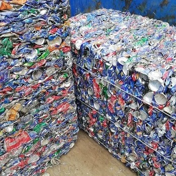 Small Aluminum Used Cans scrap for Beverage Beer in Bales