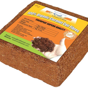 Coconut Coir Coco Peat Compost Cocopeat Fibre Pith Organic Soil block Low EC