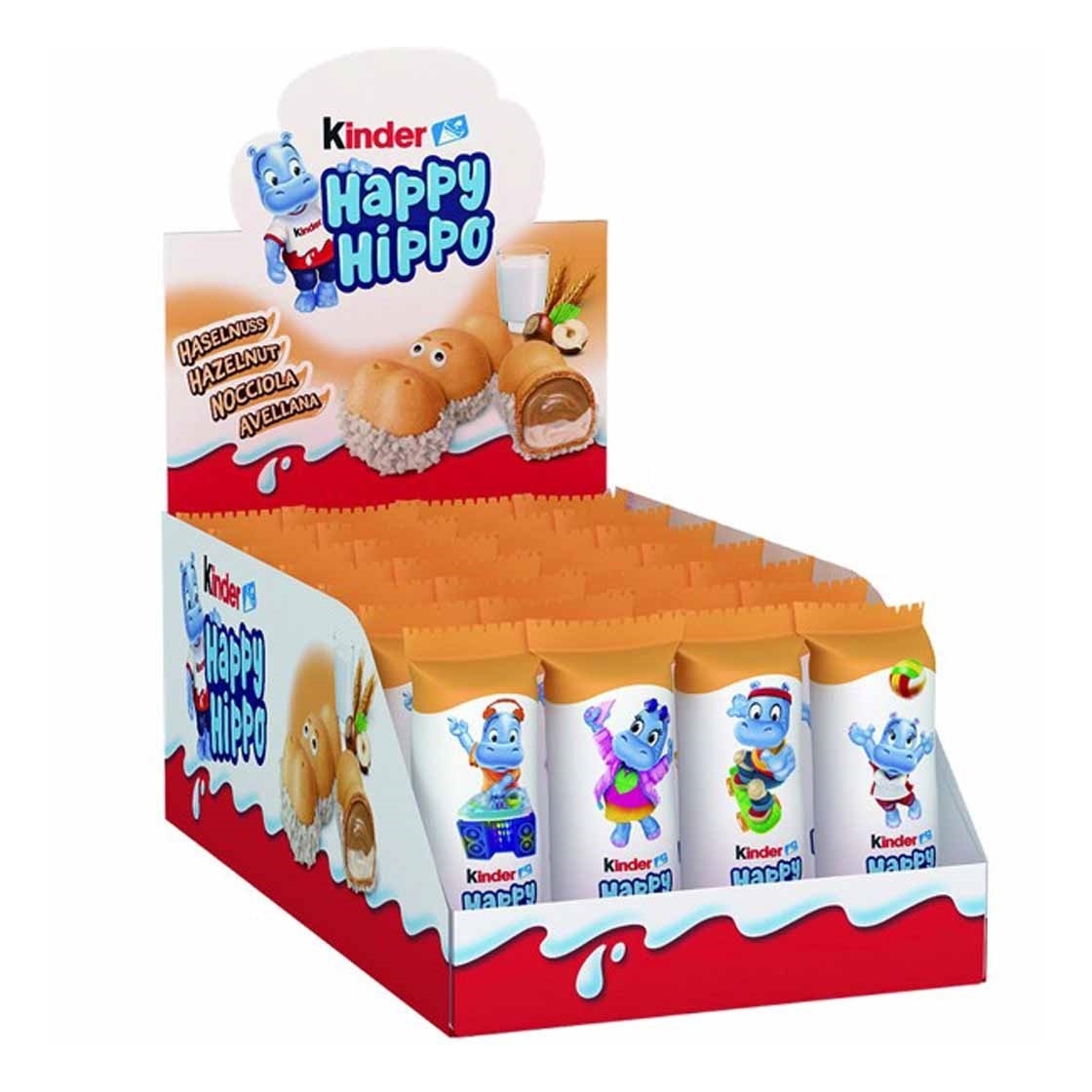 High Quality Kinder Happy Hippo Chocolate Cream Biscuits At Low Price