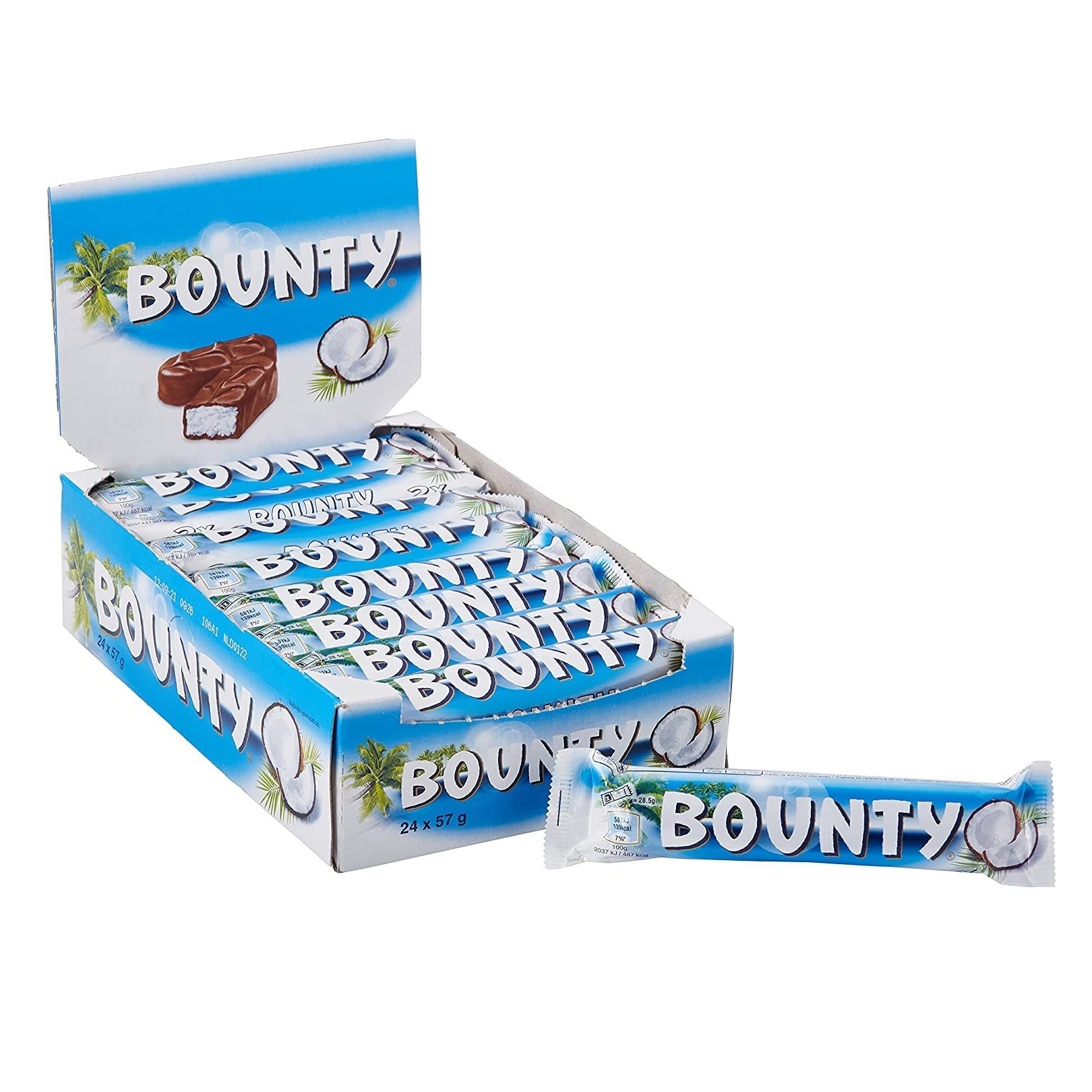 High Quality Bounty Chocolate, Coconut Filled Chocolate, 57gm, 24 Bars Box For Sale At Low Cost