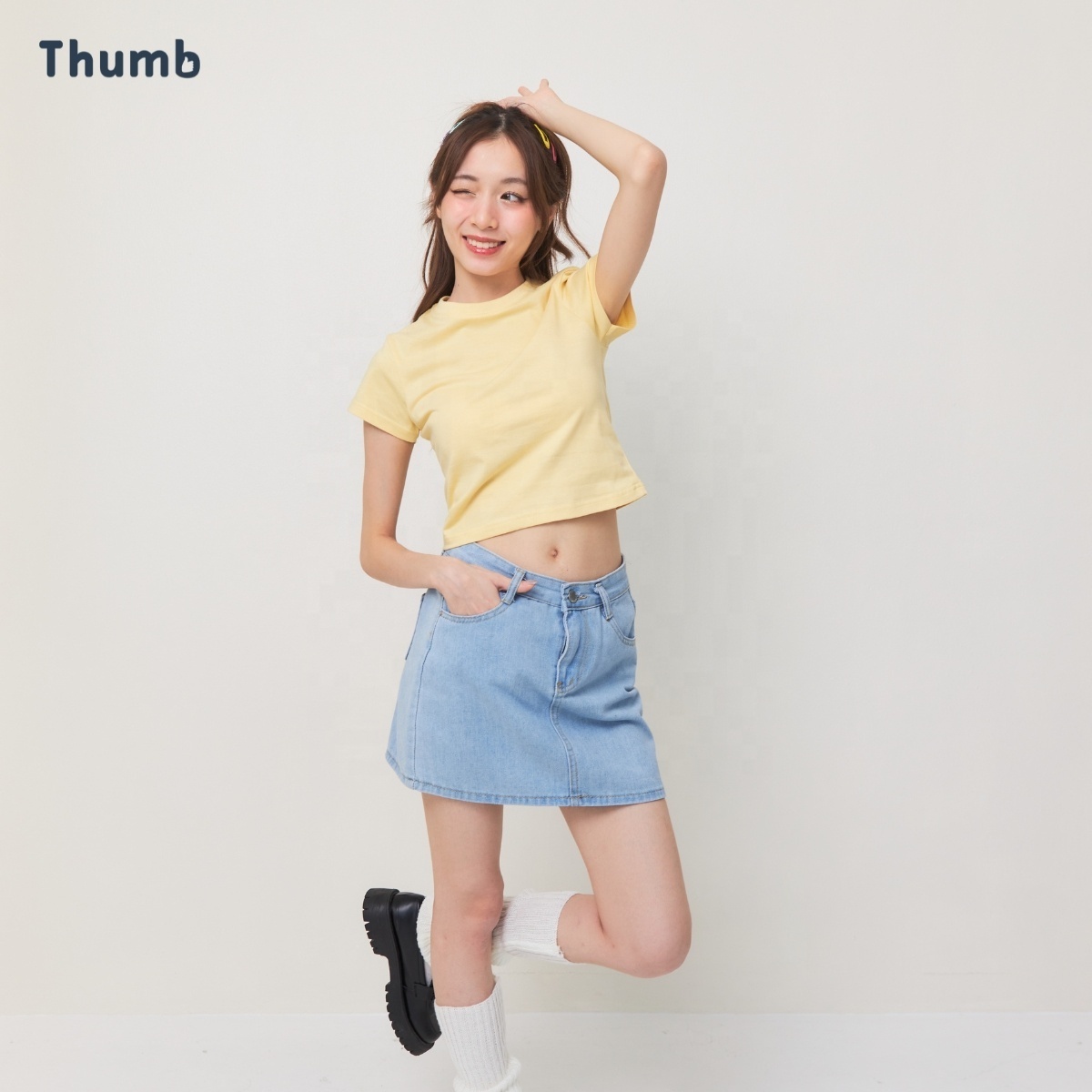 2023 Baby Tee Y2k Crop tops Tee Shirt Sexy Thin Blank shirt For Woman Cotton Breathable High Quality plain T-shirt