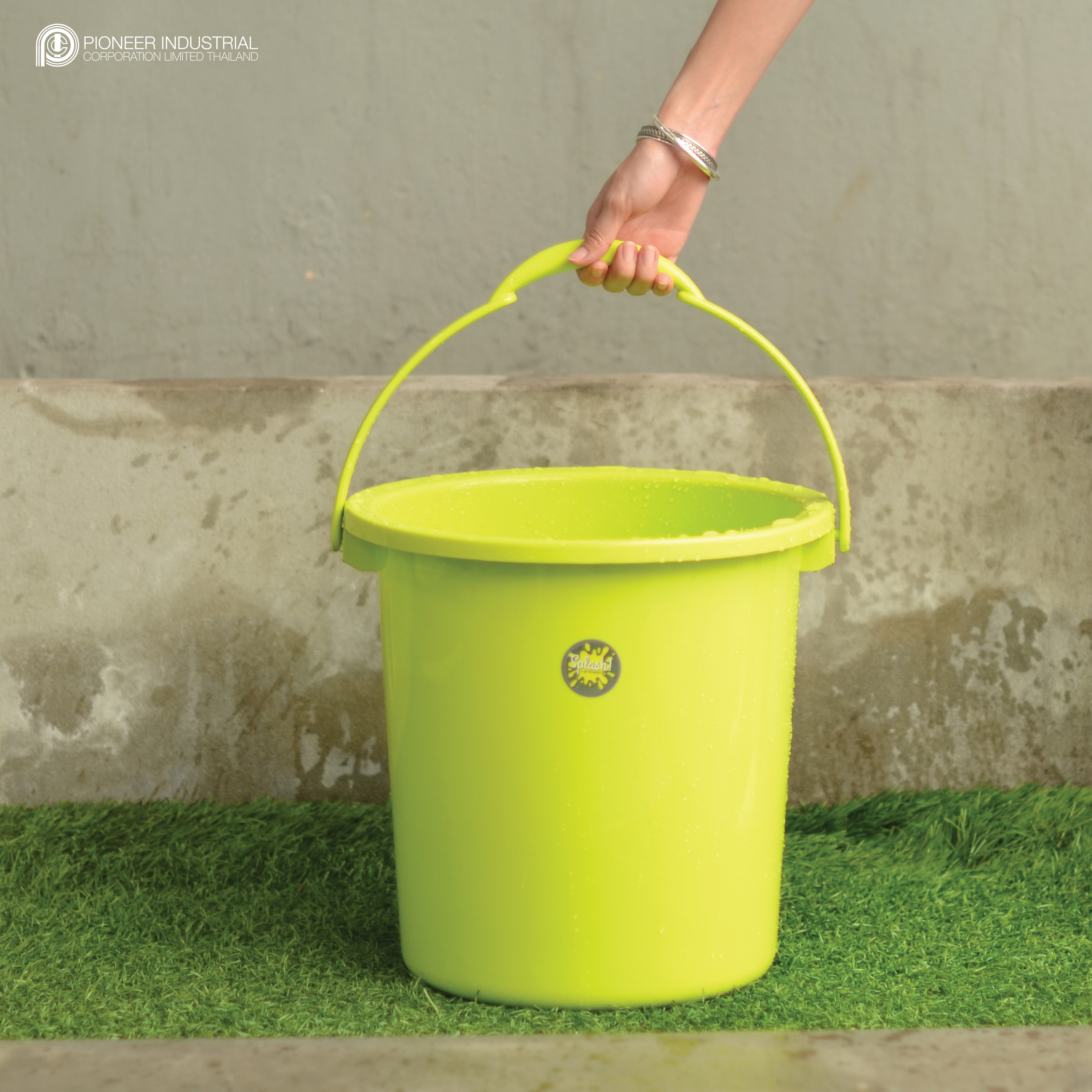 Pail plastic plastic bucket drums pails outdoor water bucket with handle Thailand manufacturer exporter high quality products