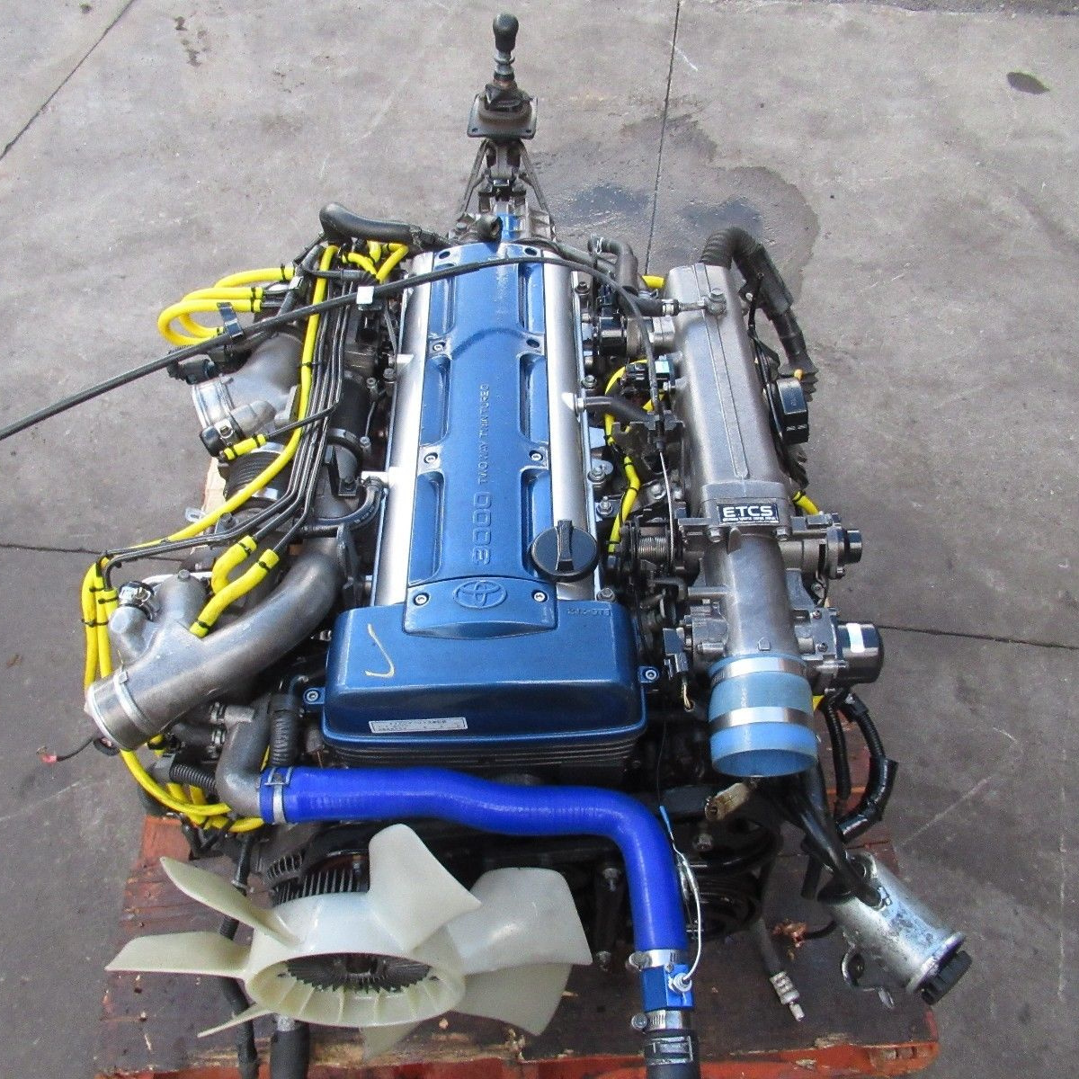 Top Grade JDM Supra 2JZ GTE Twin Turbo Engine 6 Transmission Speeds V161 Getrag