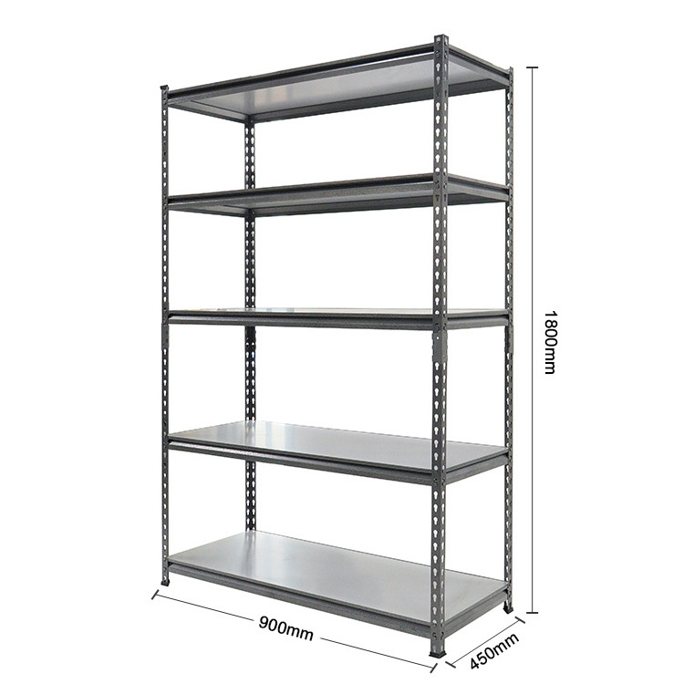 5-tier Adjustable Metal Shelving Unit Utility Garage Storage Rack Heavy Duty Shelves Multipurpose Organization Shelf