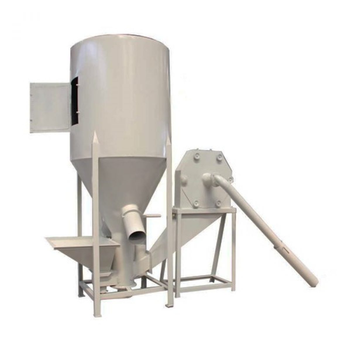 2 Ton/hour horizontal animal poultry cattle feed grinder mixer/automatic chicken feed crusher mixer HJ-GW2000