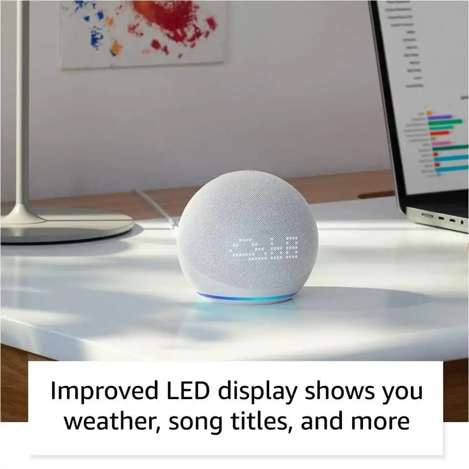 Original Alexa Echo Dot 5th 4th Generation Smart Speaker With Alexa Available For Sale With Complete Accessories At Great Price