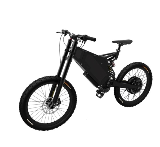 Big power bicycle 26inch fat tire dirt motorcycle 72v 12000w Customized Frame Logo stealth bomber electric e bike