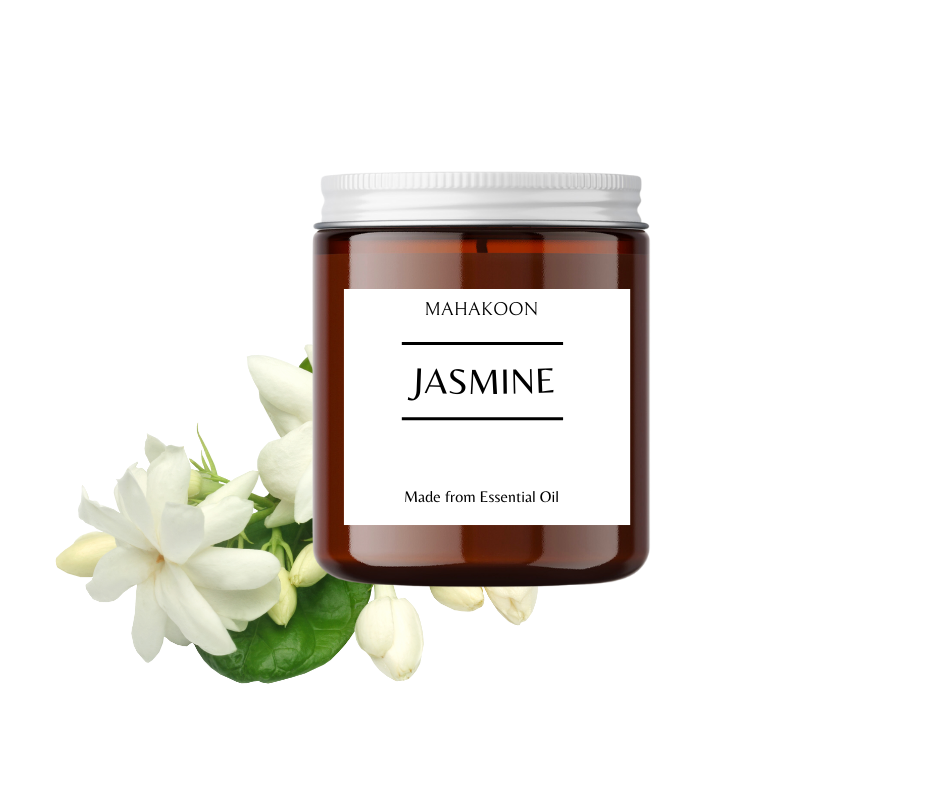 Jasmine Aroma Candle With Essential Oil 100 Grams Customized Luxury Scented Candles Soy Candles Premium Quality From Thailand