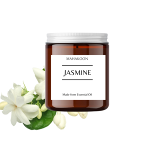 Jasmine Aroma Candle With Essential Oil 100 Grams Customized Luxury Scented Candles Soy Candles Premium Quality From Thailand