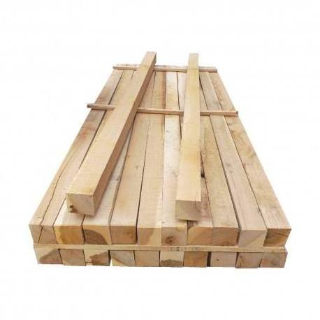 Factory Unfinished Solid Wood Plank Blocks Pine Lumber Board Timber