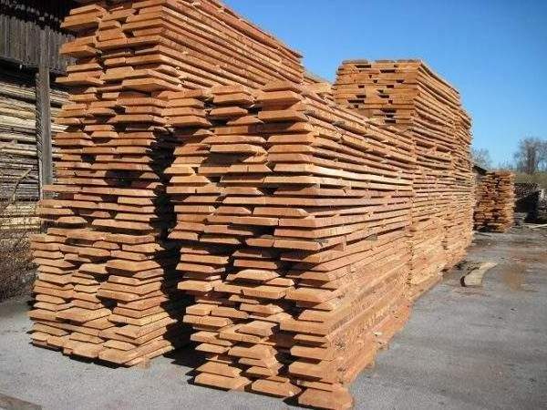 Factory Unfinished Solid Wood Plank Blocks Pine Lumber Board Timber