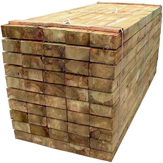 Factory Unfinished Solid Wood Plank Blocks Pine Lumber Board Timber