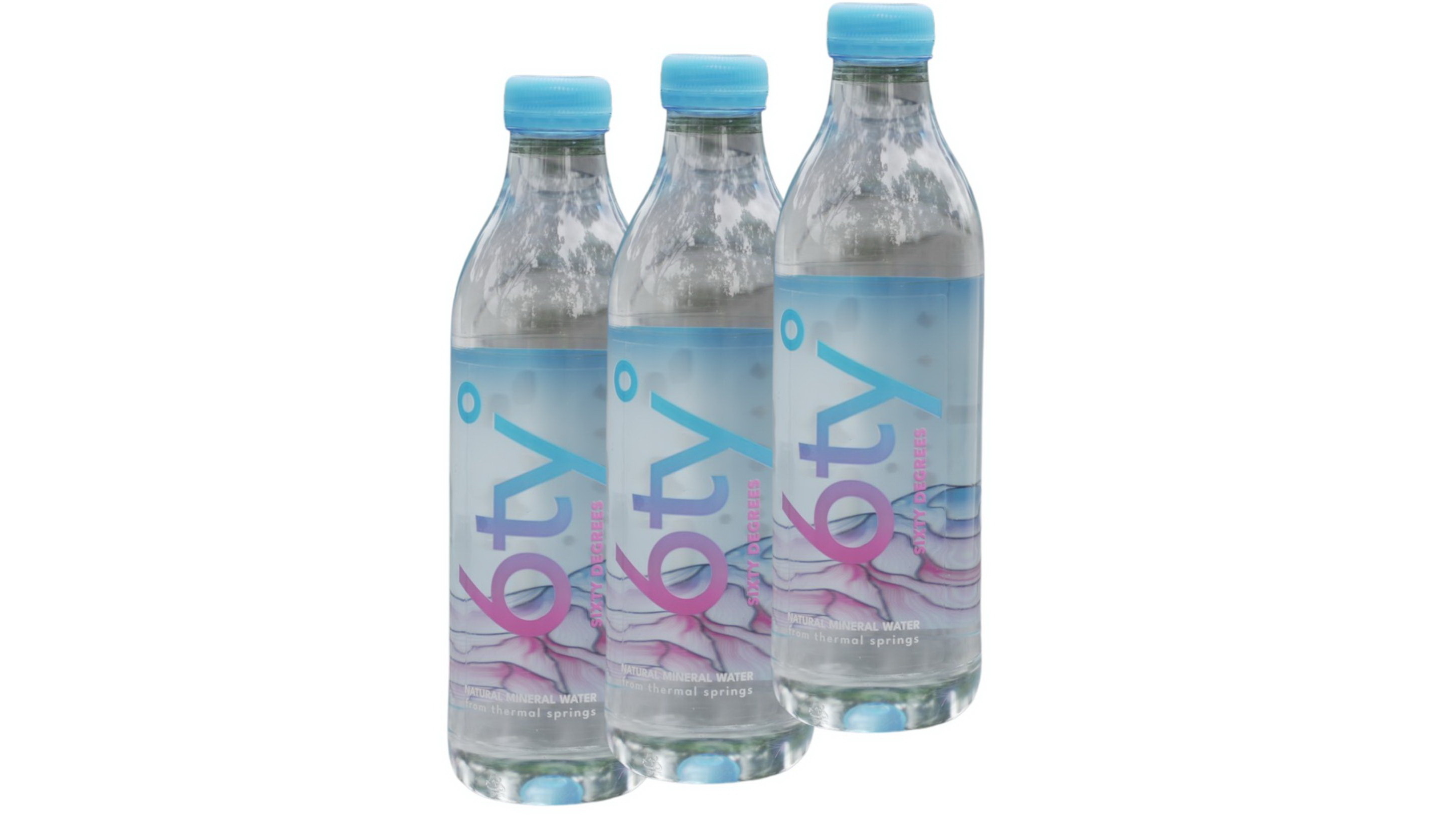 Natural Mineral Drinking water from hot springs Chaingdoa chaingmai province Thailand mineral water world class Size 520 ml