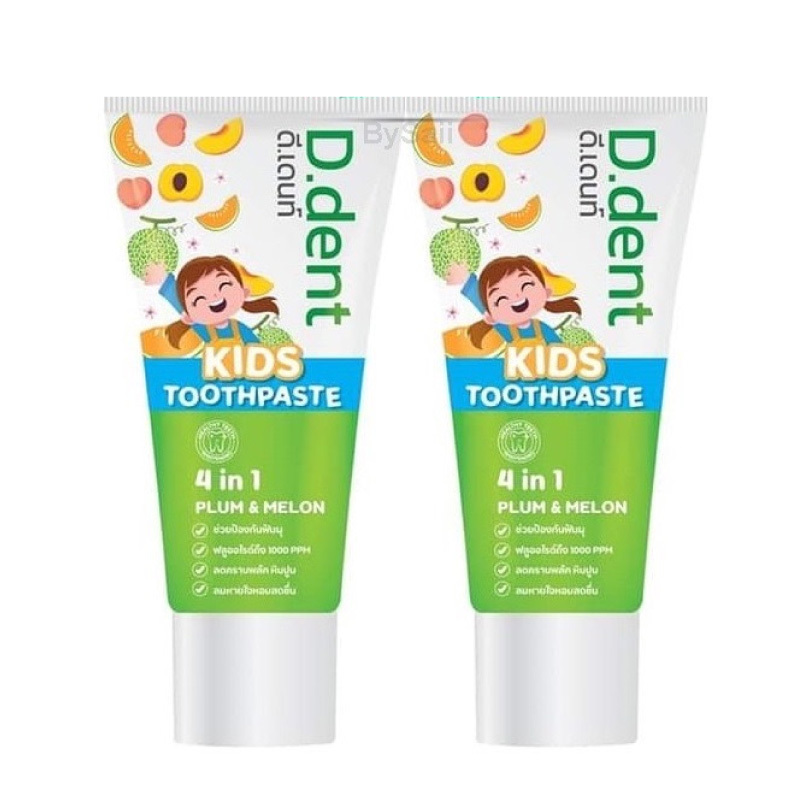 Thai Toothpaste for kid Brand D Dent  fruity natural toothpaste brands Charcoal Teeth Whitening Powder and Toothpaste