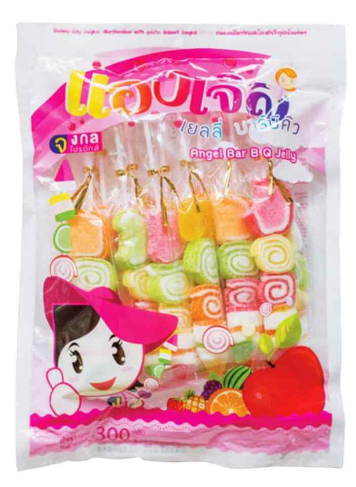 Gummy Jelly Candy product from Thailand Soft Sweets Fruit Juice Jelly Gummy Candy Roll New  Bulk Candy Sticks