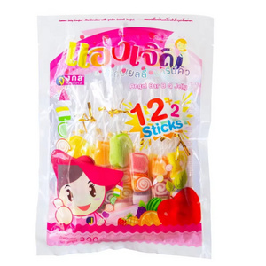 Gummy Jelly Candy product from Thailand Soft Sweets Fruit Juice Jelly Gummy Candy Roll New  Bulk Candy Sticks