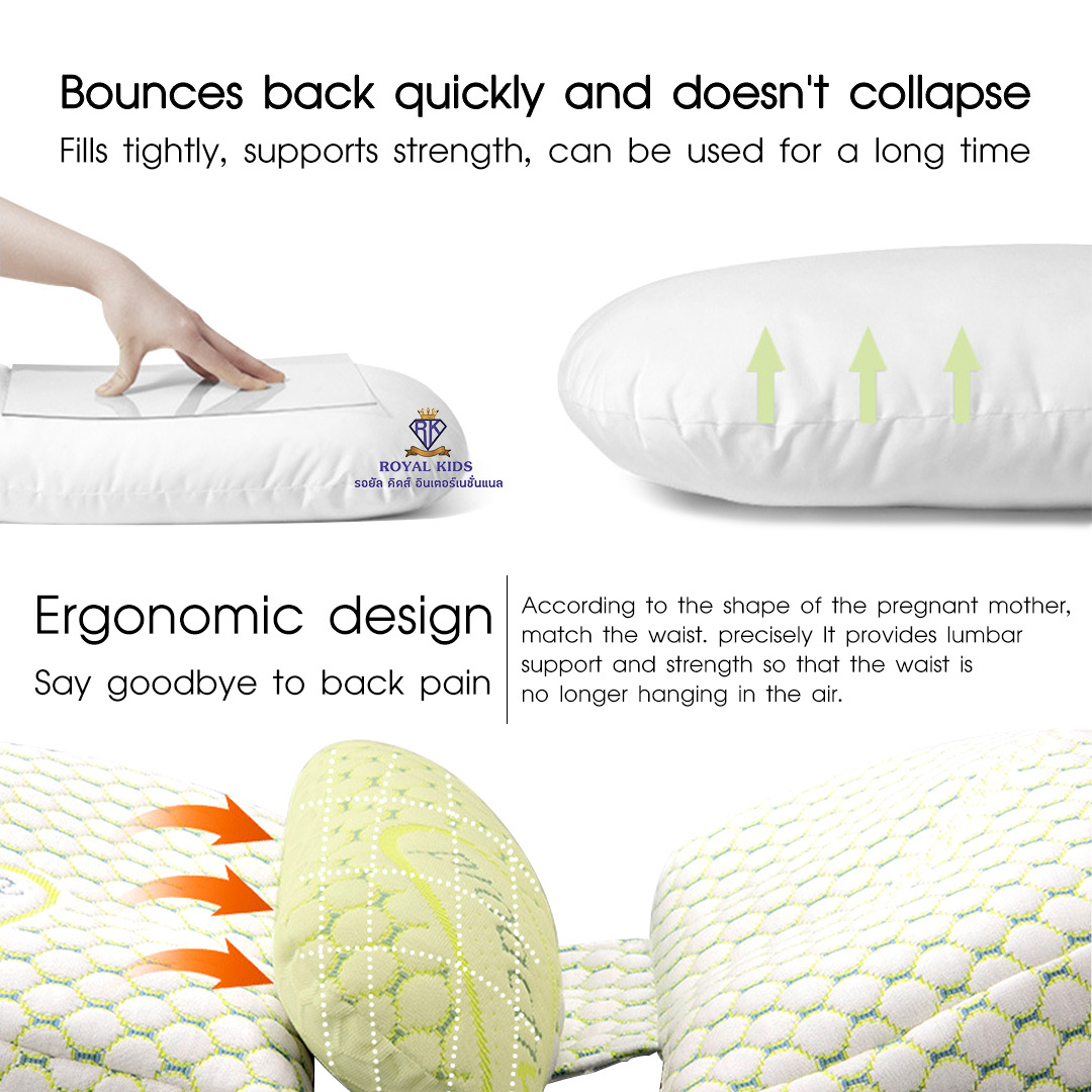 D0029 Pregnancy Pillow Supports The Mother's Body. Relieve Aches And Pains The Pillowcase Is Removable And Washable.latex